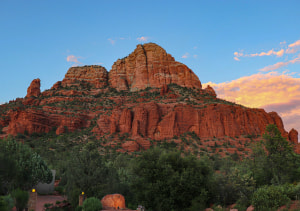 Гора на рассвете.